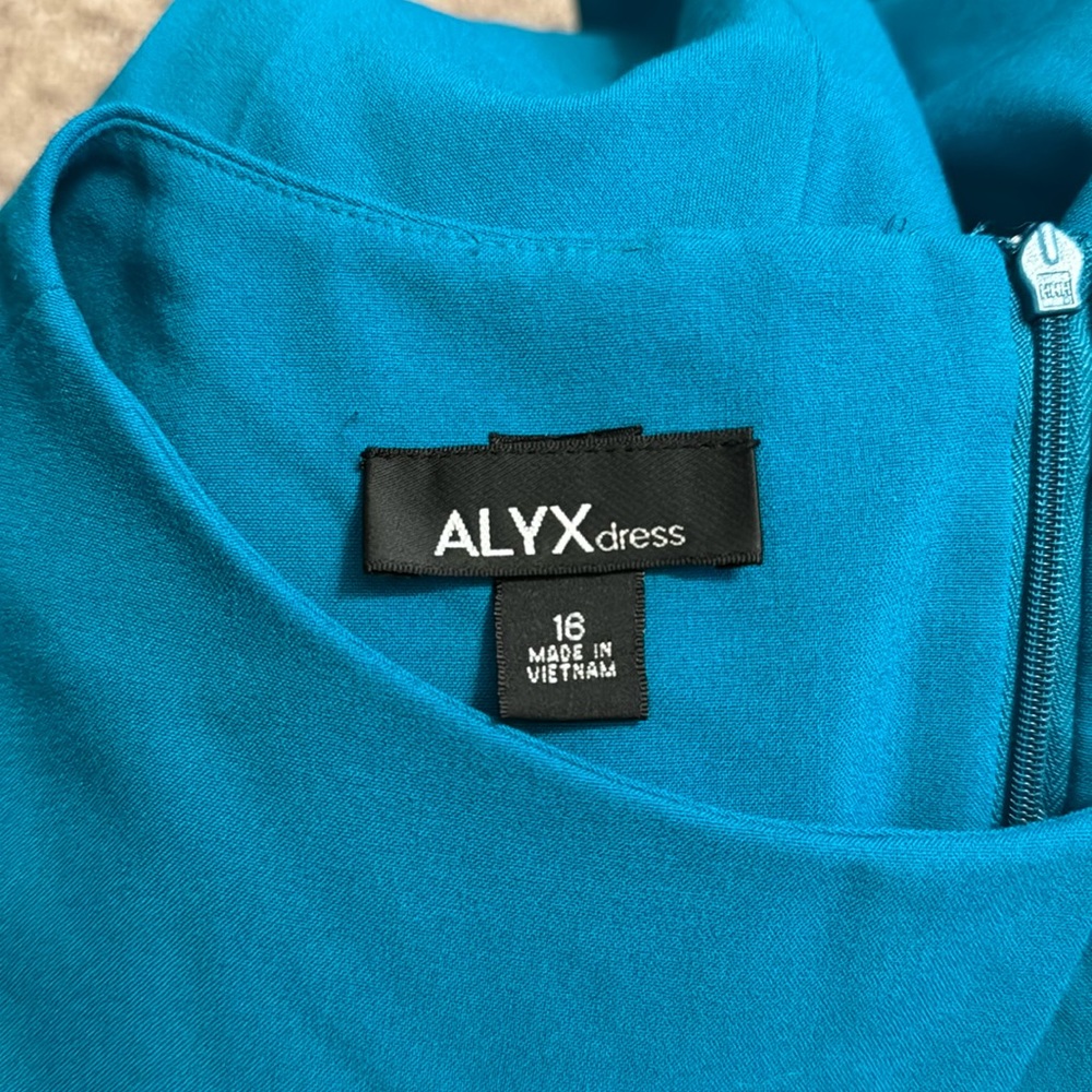 Alyx Teal Green sleeveless midi dress - Picture 6 of 7